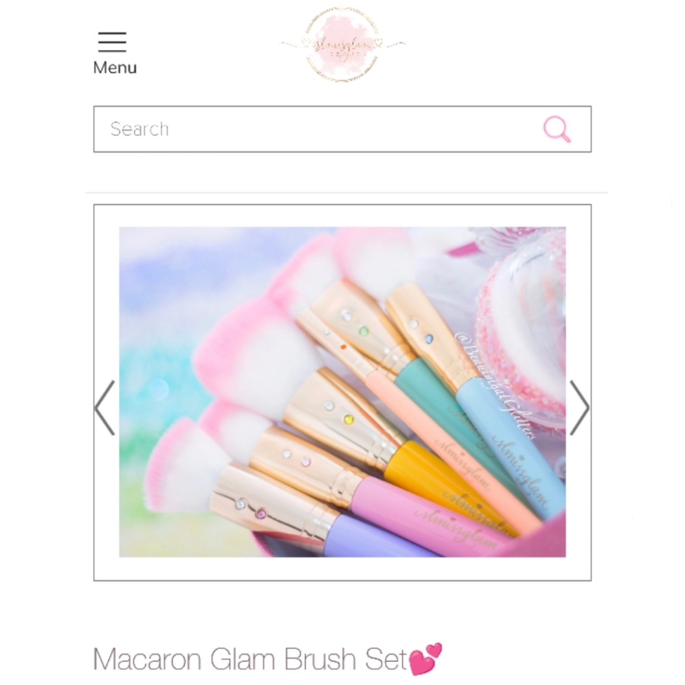 SlMissglam Macaron Glam Brush Set - Picture 3 of 12